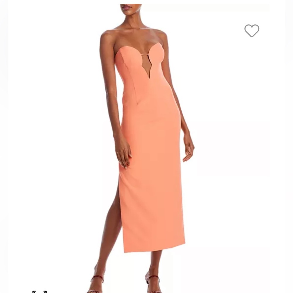 Bardot dress orange